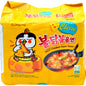 Samyang Buldak Ramen Hot Chicken Cheese Flavor 5pk - 韓國火雞肉麵