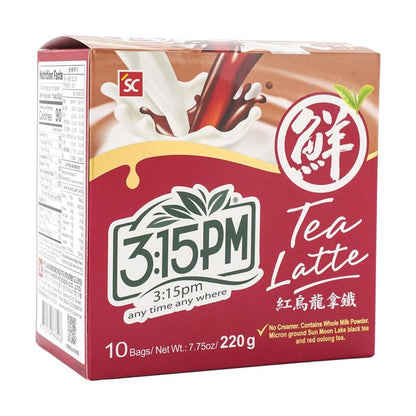 3:15PM Milk Tea 10Bags - 台湾三点一刻 红乌龙拿铁 10包入 220g