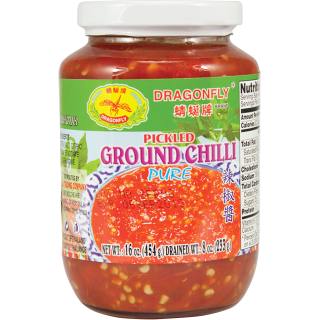 Dragonfly Pickled Ground Chili Sauce 16 oz - 蜻蜓牌辣椒酱