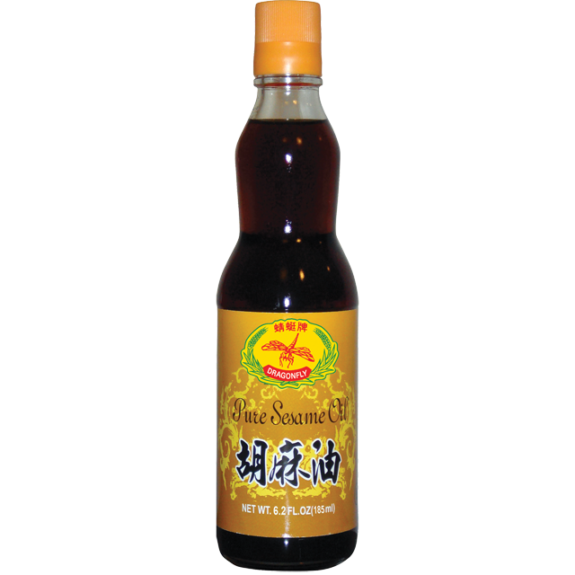 DRAGONFLY PURE SESAME OIL 6.2OZ - 蜻蜓牌胡麻油