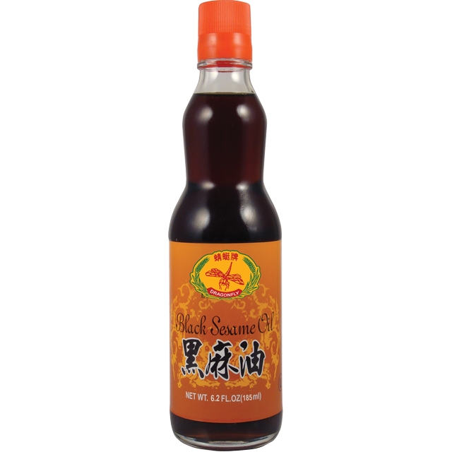 DRAGONFLY BLACK SESAME OIL 6.2OZ - 蜻蜓牌黑麻油