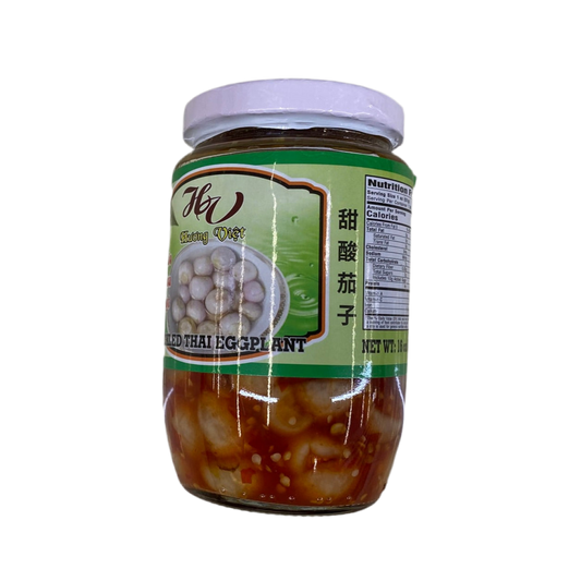 HUONG VIET Pickled Thai Eggplant - 酸甜茄子 16oz/454g