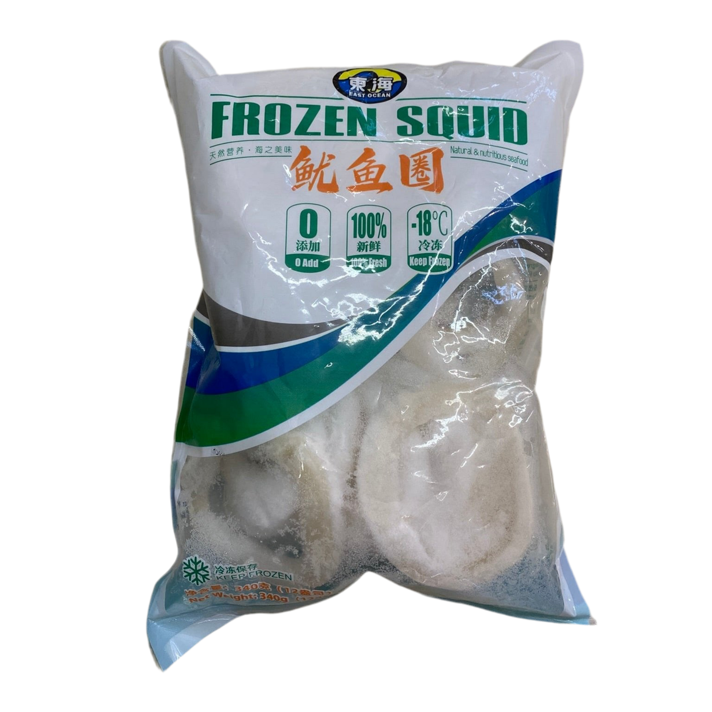 Frozen Squid Rings 12 oz - 冻鱿鱼圈