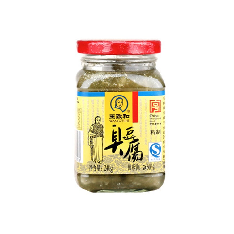 WANGZHIHE Fermented Bean Curd/Soy - 王致與精製臭豆腐240g