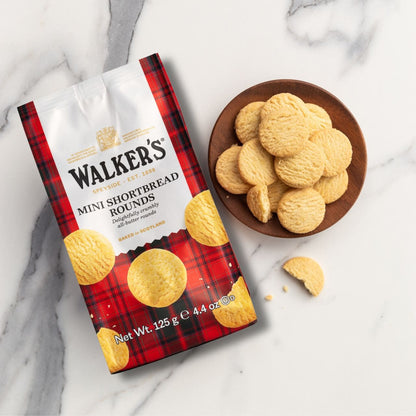 Walkers Mini Shortbread Rounds 4.4 oz - 迷你圆形奶油饼干