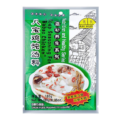 AH HUNG Soup Seasoning for Babao Chicken 180g - 重慶老孔川菜調味料八寶雞燉湯料180g