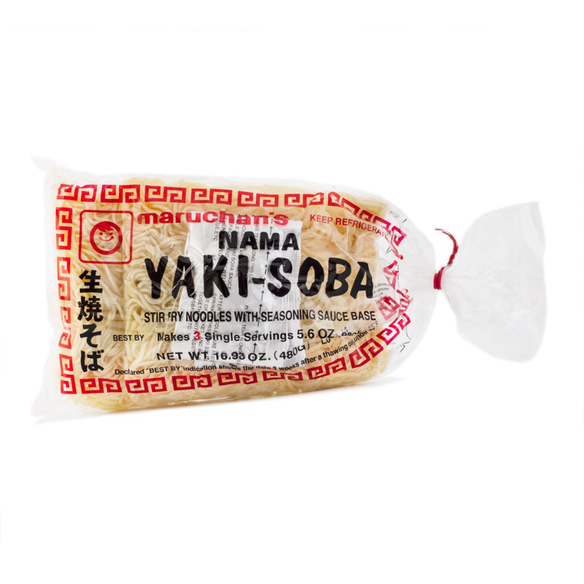 Maruchan Nama Yakisoba Noodles - 日式生炒面（附调料包） 16.93oz/480g