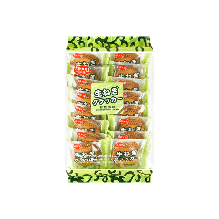 Silang Green Onion Thin Cracker 264g - 思朗鮮蔥薄餅