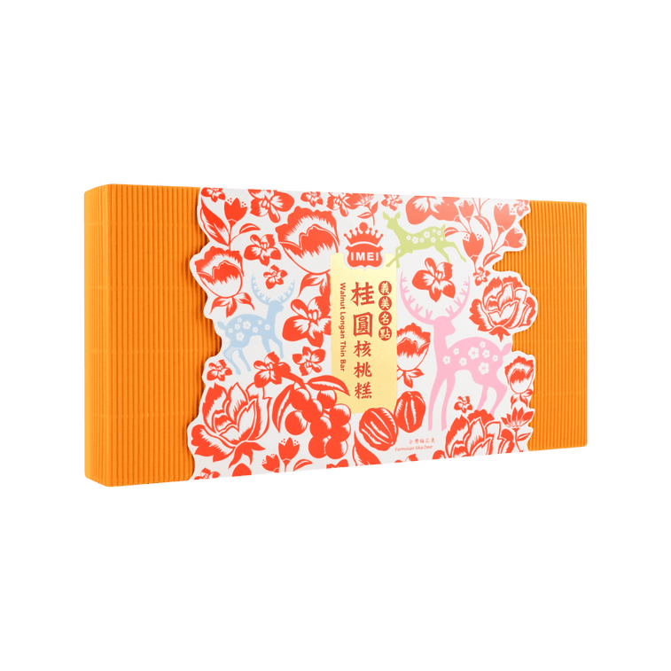 I MEI LONGAN WALNUT THIN BAR - 義美桂圓核桃糕 7.05OZ