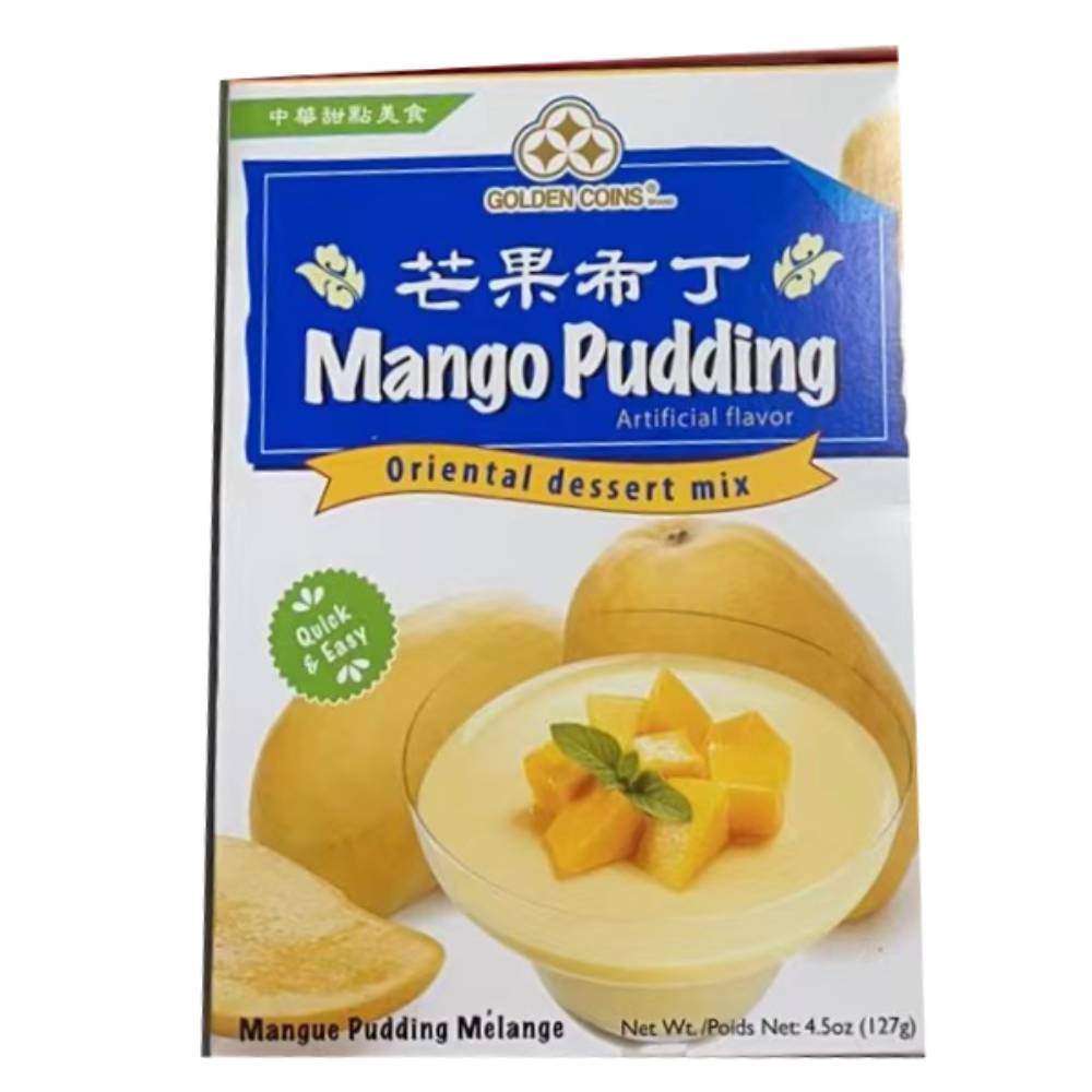 Golden Coins Mango Pudding - Golden Coins凉粉系列 - 芒果布丁 4.5 OZ