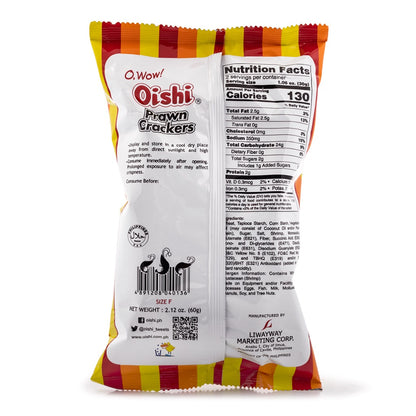 Oishi Prawn Crackers Regular 90 g - 上好佳 虾条 90 克