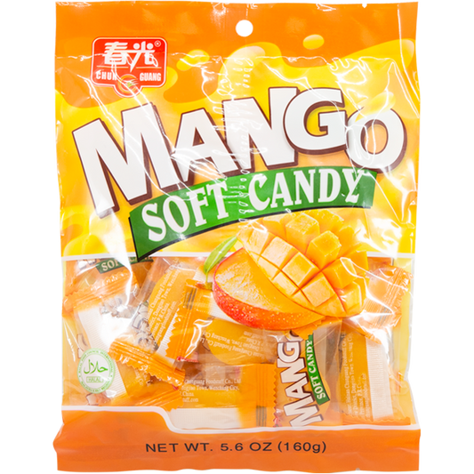 CHUN GUANG MANGO SOFT CANDY5.64OZ - 春光芒果糖 180g