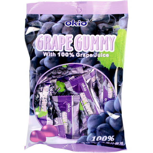 OKIO GRAPE FLAVOR GUMMY 100g