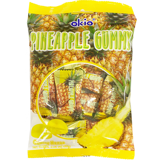 OKIO BRAND OKIO PINEAPPLE GUMMY CANDY