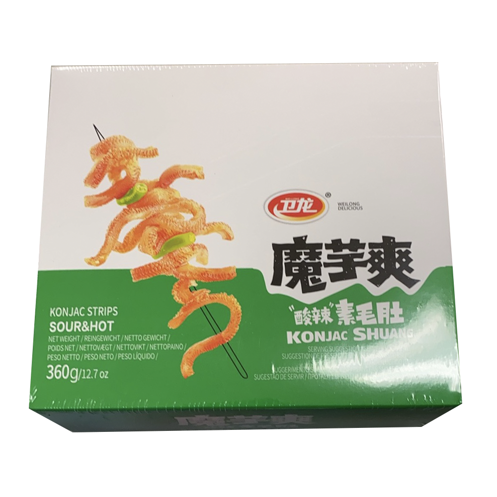 衛龍魔芋爽酸辣素毛肚360g