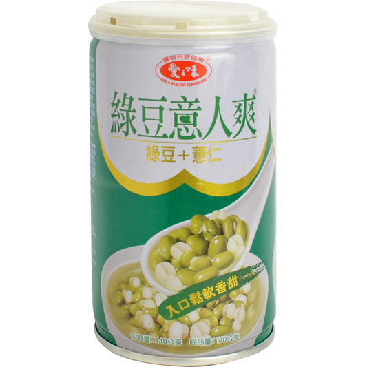 愛之味綠豆薏仁爽 - 爱之味绿豆薏仁爽  - AGV MUNG BEAN W/ADLAY DESSERT SOUP