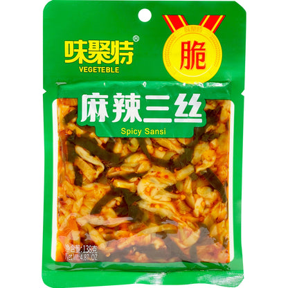 味聚特麻辣三絲(包裝) - 味聚特麻辣三丝(包装) - WJT PKG SPICY MIXED VEGETABLE