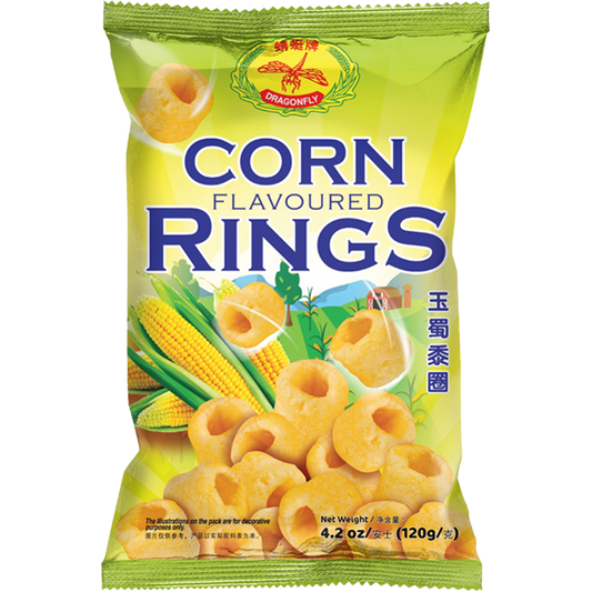 DRAGONFLY CORN RINGS 4.2OZ - 蜻蜓牌 玉米圈