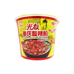 SOUR &amp; SPICY POTATO NOODLES - 光友重慶酸辣粉碗裝90g