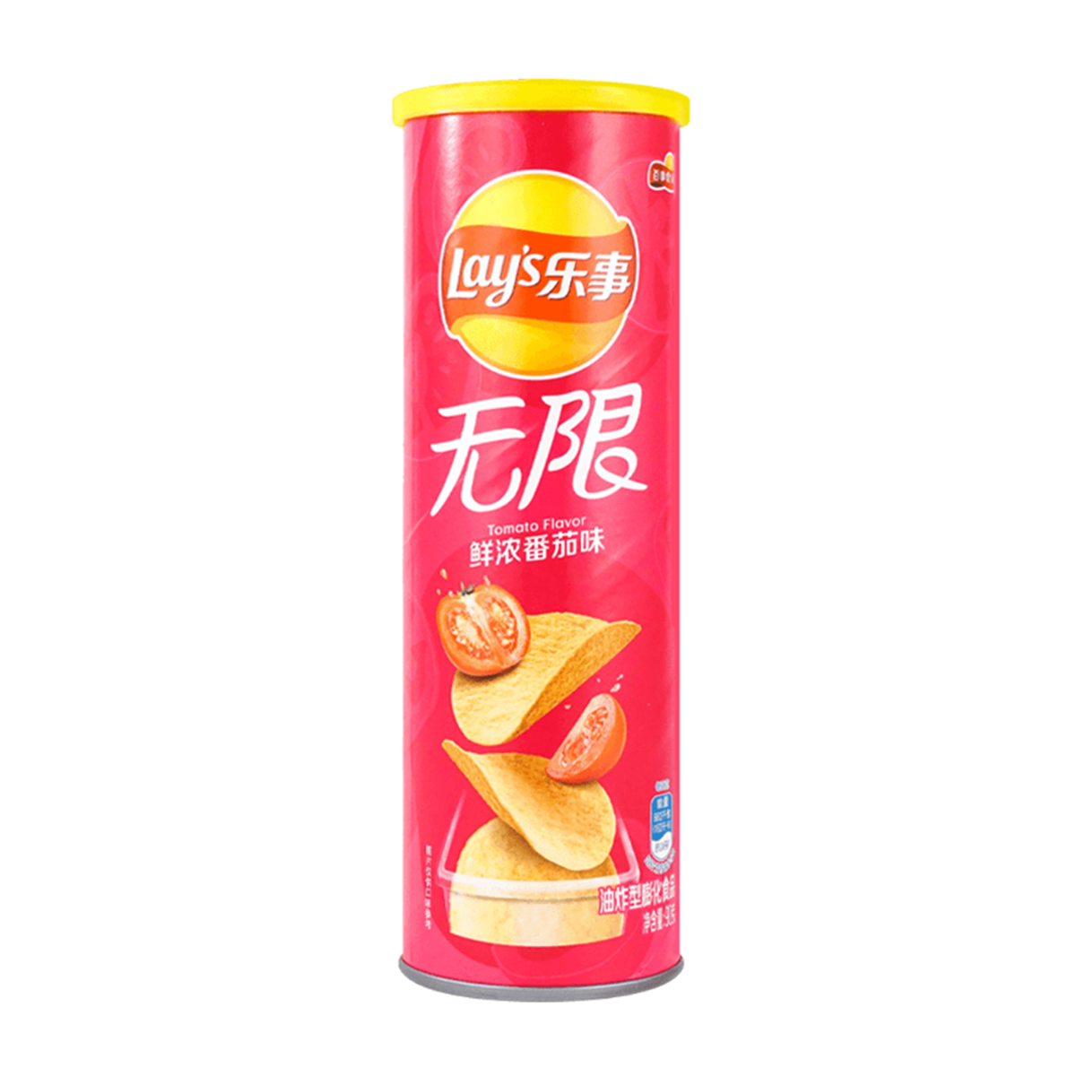 乐事薯片鲜浓番茄味桶装90 克