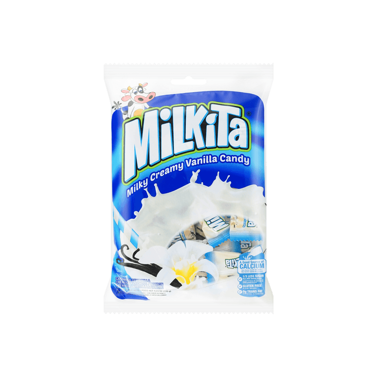 Milkita Vanilla Shake Candy 4.23oz - 印尼Milkita 香草奶昔糖果120g