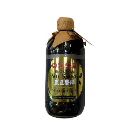 Wan Ja Shan Black Bean Soy Sauce 15 oz  - 萬家香 黑豆醬油(450ml)