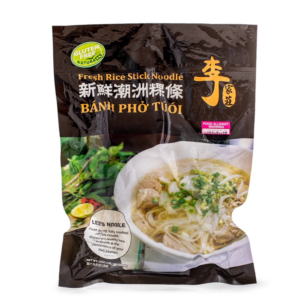 李家莊Banh Pho 新鲜潮州粿条454 克