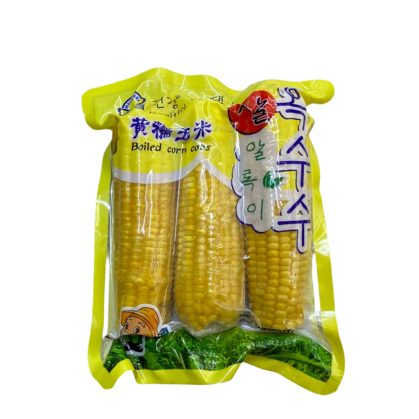 Boiled Corn Cobs - 华美黄糯玉米 750g(26.45oz)