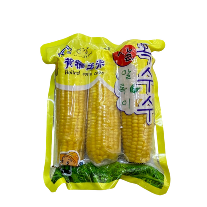 Boiled Corn Cobs - 华美黄糯玉米 750g(26.45oz)