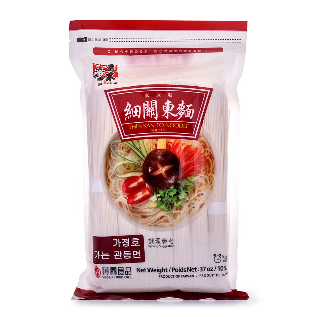 Wu-Mu Wu-Mu Thin Kan-To Style Noodle 1050 g - 五木 细关东面