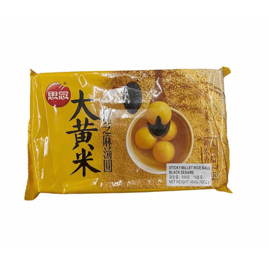 Sinian Sticky Millet Rice Ball Black Sesame 454g - 思念 大黄米黑芝麻汤圆 454克