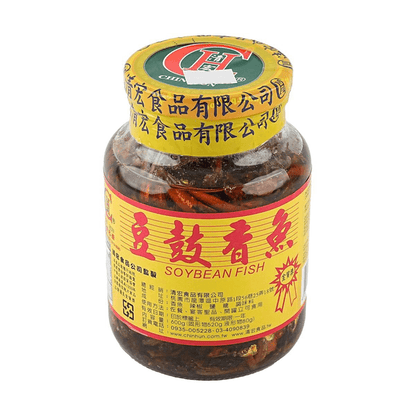 台湾清宏 豆豉香鱼 600g - CHIN HUN Fermented Black Beans Fish with Black Beans 21.16 oz