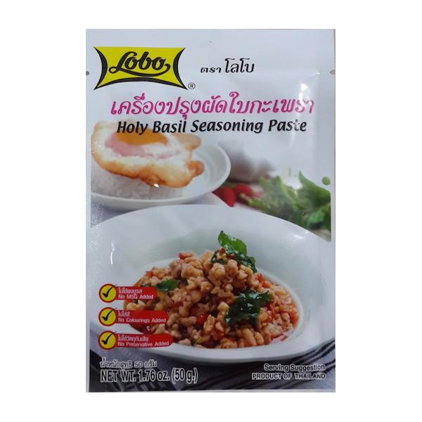 LOBO Holy Basil Seasoning Paste 50g - 泰国 LOBO 香叶酱 50g