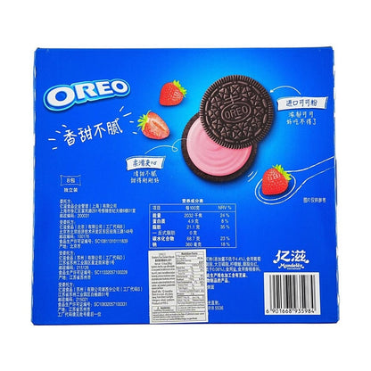 Oreo Chocolate Sandwich Cookies Strawberry - 奧利奧 夾心餅乾 清新草莓味 388g