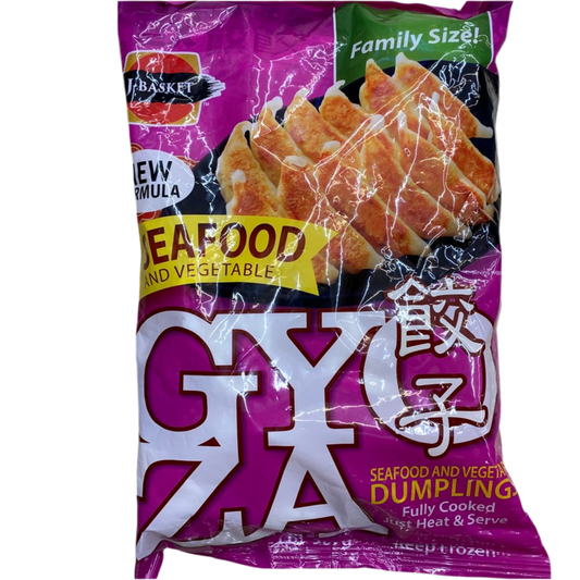 J-BASKET GYOZA SEAFOOD 48-50P - 日式海鲜饺子 32 oz