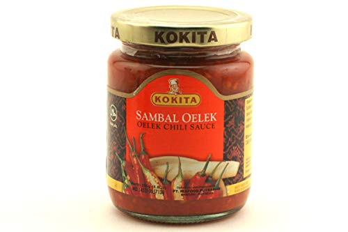 KOKITA Sambal Oelek (Oelek Chilli Sauce) 8.8 Oz - 印尼辣椒酱 250g