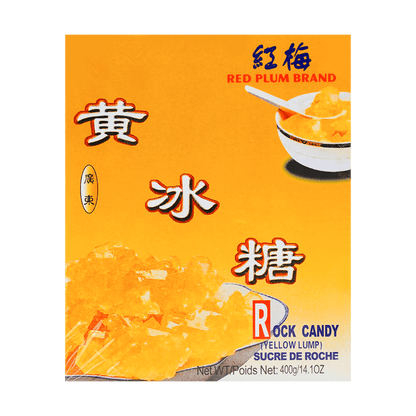 RED PLUM ROCK CANDY - 紅梅黃冰糖盒裝400g