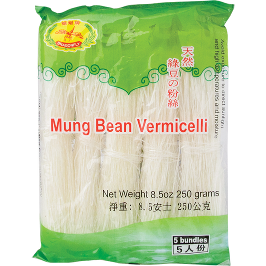 DRAGONFLY BEAN VERMICELLI - 蜻蜓牌绿豆粉丝 8.5oz/250g