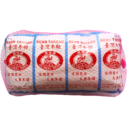 Global Deer BEANTHREAD IN NET (8X2OZ) - 鹿球牌台湾冬粉