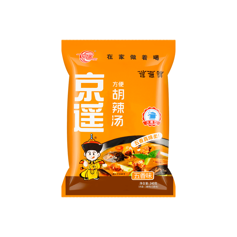 HU LA TANG Pepper Spicy Soup Flavor 240g - 京遙方便胡辣湯五香味240g