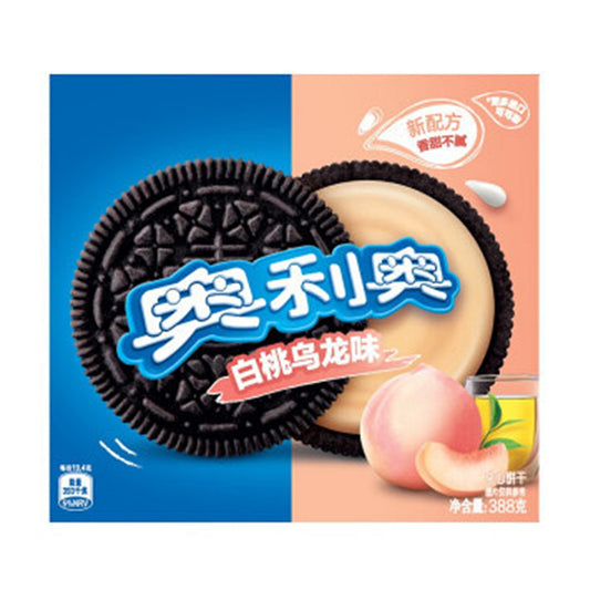 Oreo Chocolate Sandwich Cookies White Peach Flavor - 奧利奧夾心餅乾(白桃烏龍) 388g