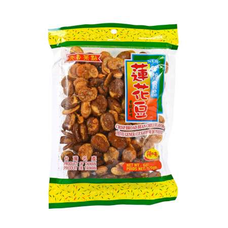 Broad Bean Crisp (Chili) 6oz - 台湾天香辣味莲花豆6oz