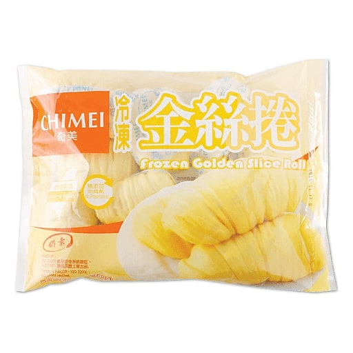 奇美冷冻奶素金丝卷10个入700g - CHIMEI Frozen Golden Sliced Roll 10pcs 700g