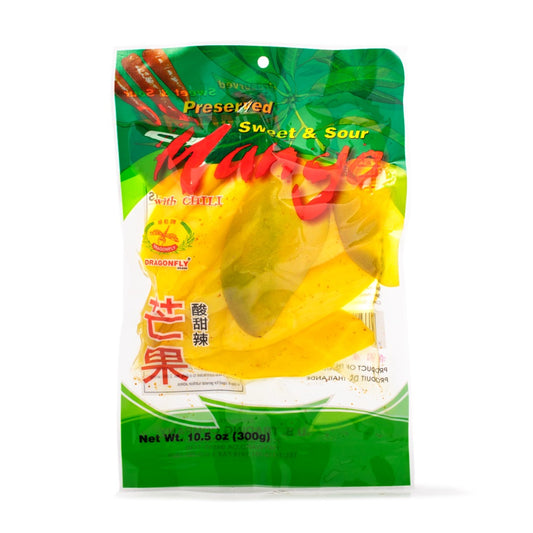 DRAGONFLY SWEET/SOUR MANGO 10.58OZ - 蜻蜓牌酸甜辣芒果