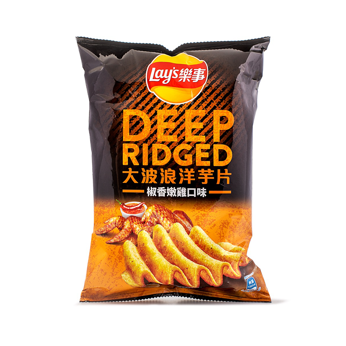 Lay's Deep Ridged Pepper Chicken Flavored Chips 30.5 g - 台湾乐事 大波浪洋芋片 椒香嫩鸡味 30.5 克