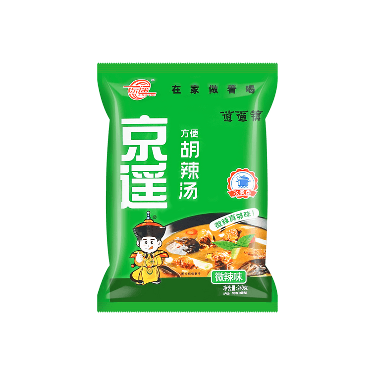 HU LA TANG Mild Spicy Soup Flavor 240g - 京遙方便胡辣湯微辣味3份裝240g