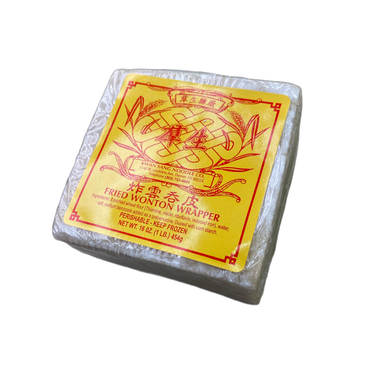 群生炸雲吞皮- Kwan Sang Fried Wonton Wrapper 16oz