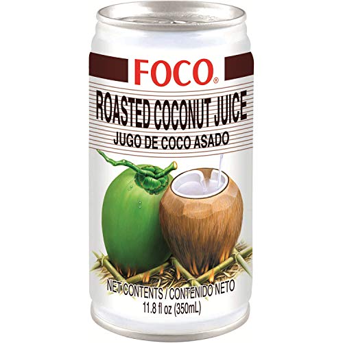 FOCO Roasted Coconut Juice 11.8 FL OZ - 泰国FOCO烧椰汁 350ml