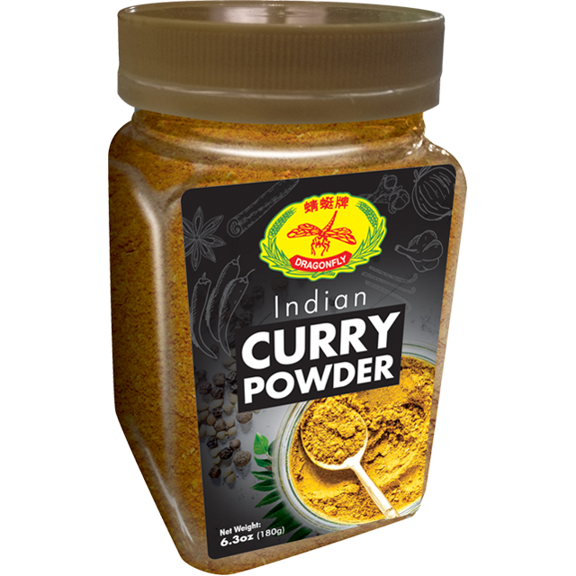 Dragonfly, Indian Curry Powder 6.3oz - 蜻蜓牌印度咖喱粉