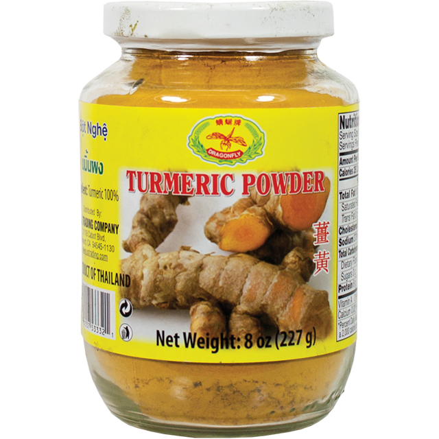 DRAGONFLY TUMERIC POWDER 8 OZ - 蜻蜓牌姜黄粉